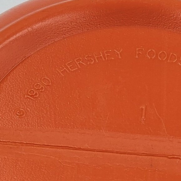 Vtg Hersheys 90s y2k Halloween decor Pumpkin-Shaped Candy Dish - Picture 7 of 10